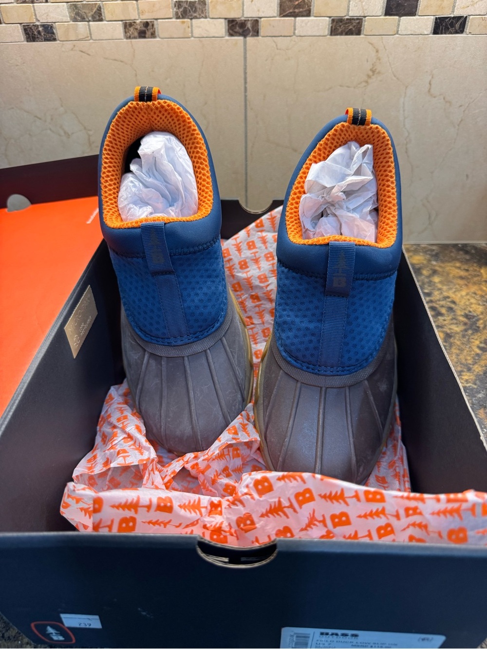 Bass Outdoor Ensign Blue Slip-On Field Duck Low